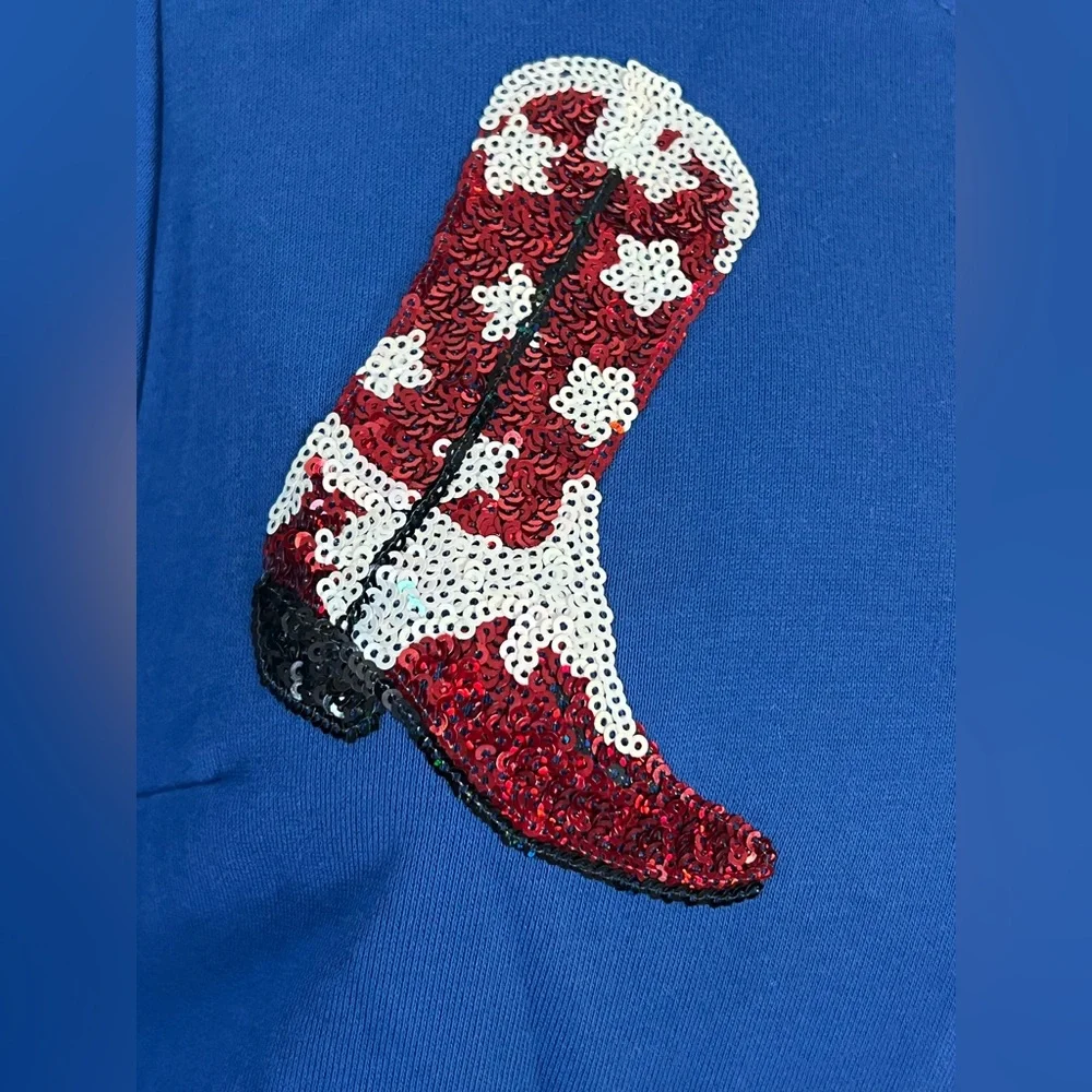 PEACH LOVE CALIFORNIA puff sleeve French terry dress S M L - Picture 9 of 9